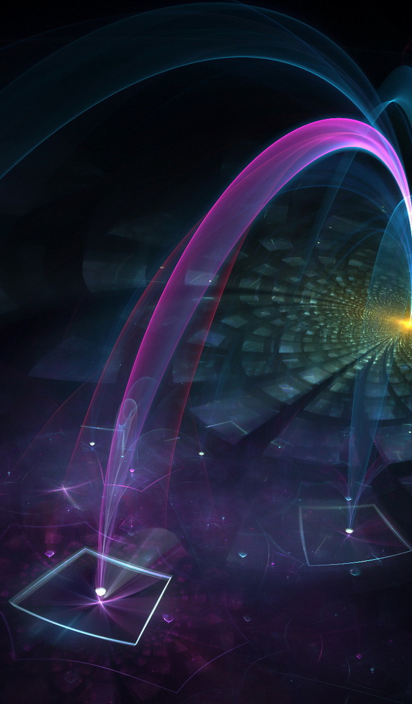 Дуги розового света