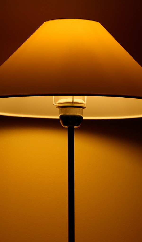 Лампа с абажуром