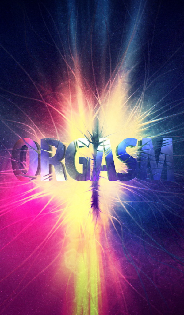 Надпись оргазм