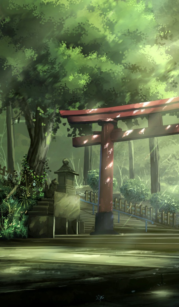 Азиатская архитектура в парке