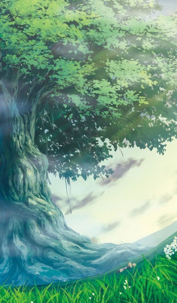 Фэнтези арт с деревом