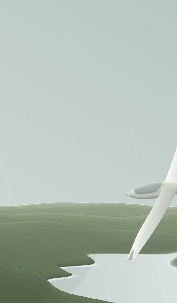 Рисунок летящего планера