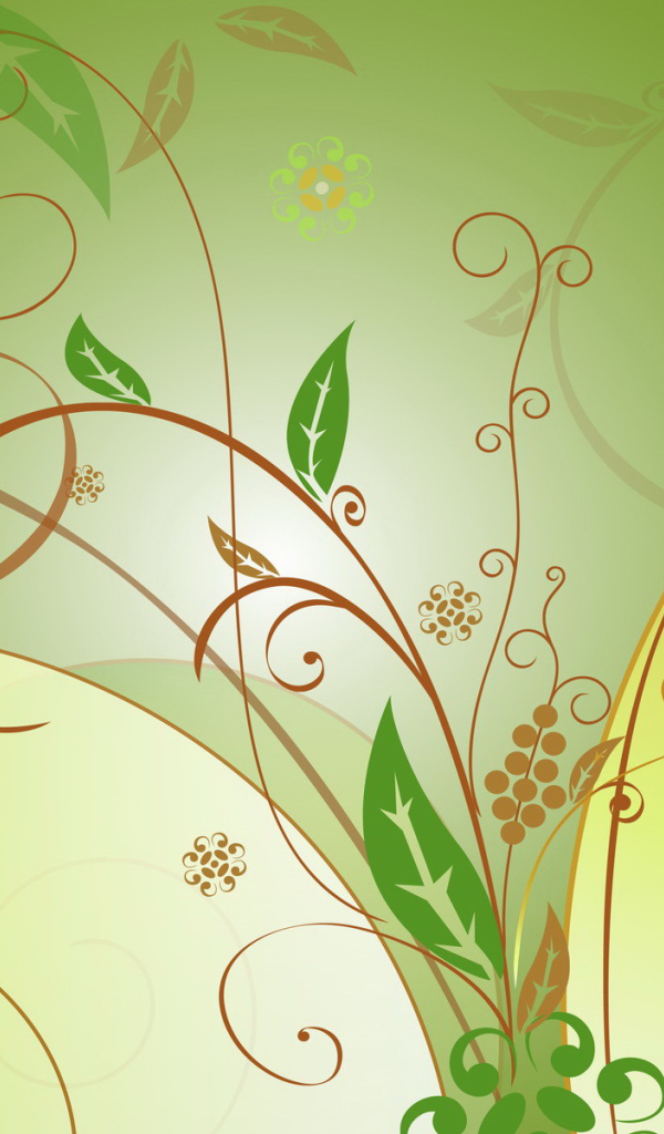 Орнамент из растений