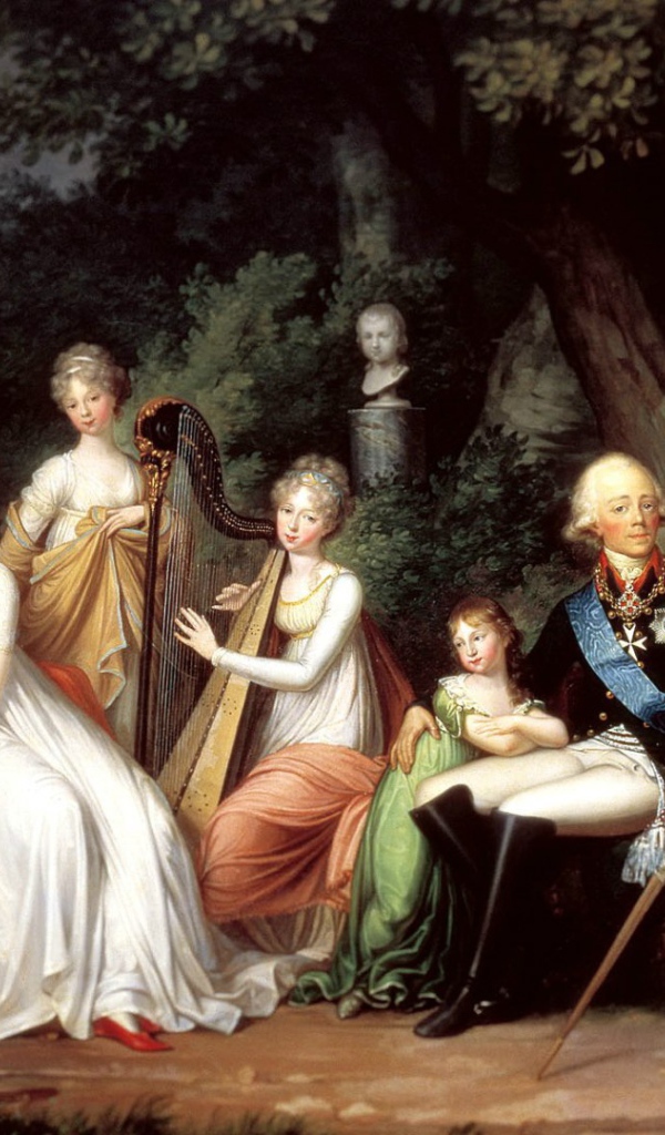 Император Всероссийский Павел I с семьёй