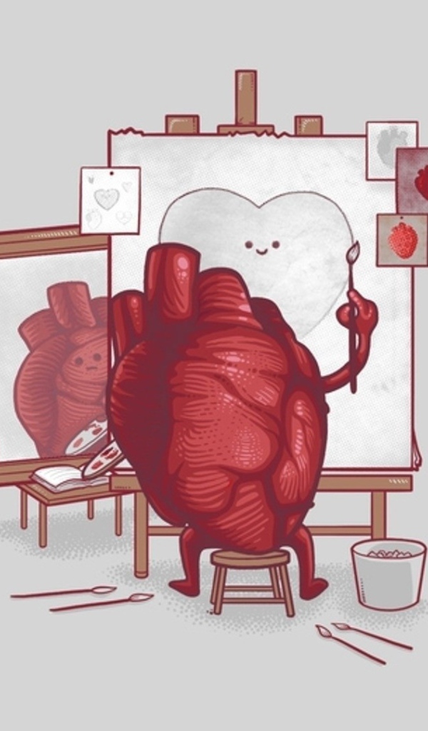 Сердце рисует автопортрет