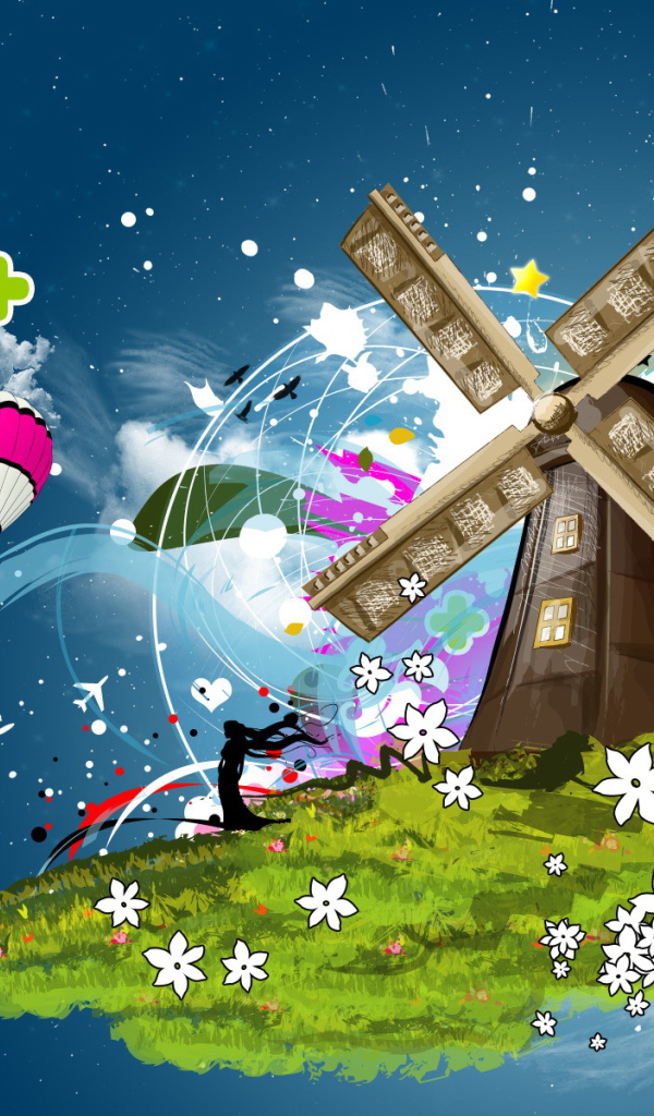 Мельница на летающем острове