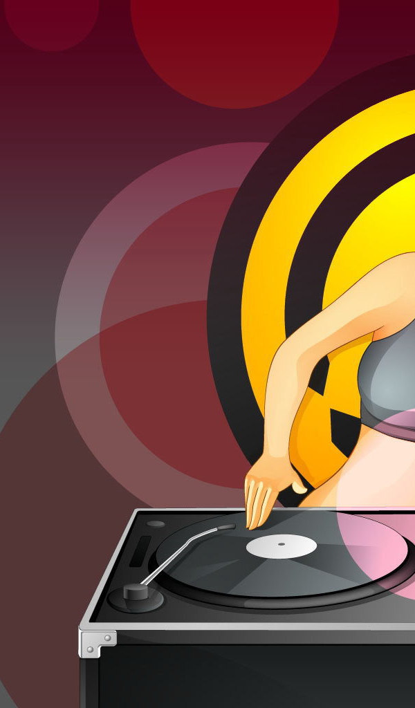 Девушка диджей 1