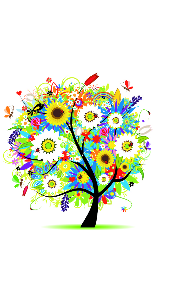 Цветочное дерево