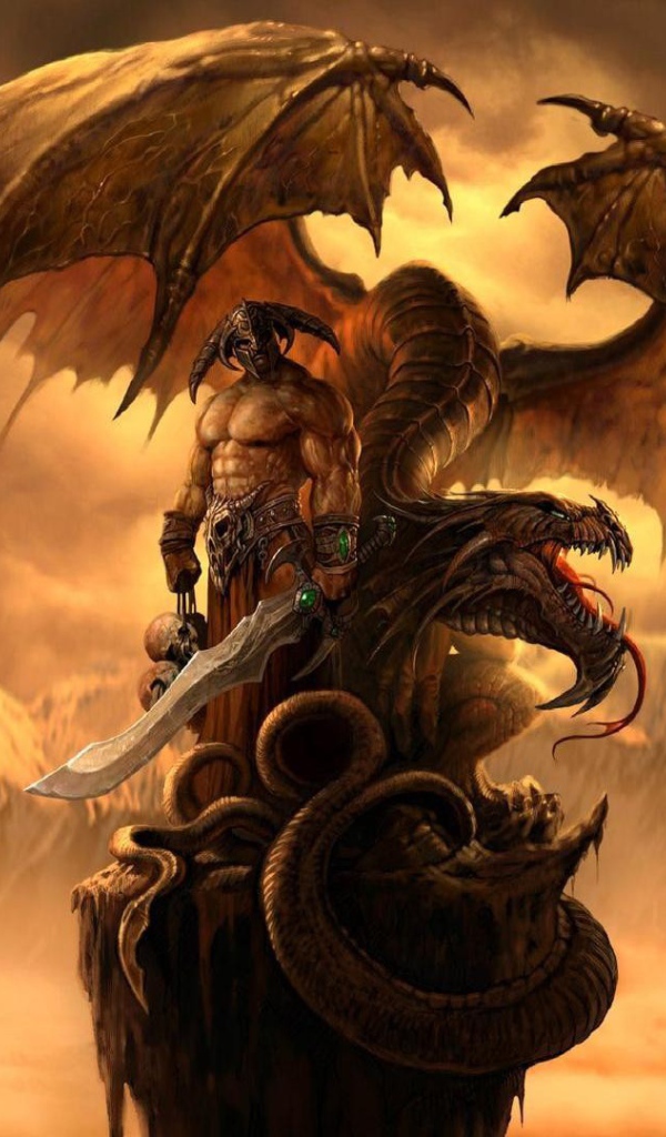 Воин с драконом на страже