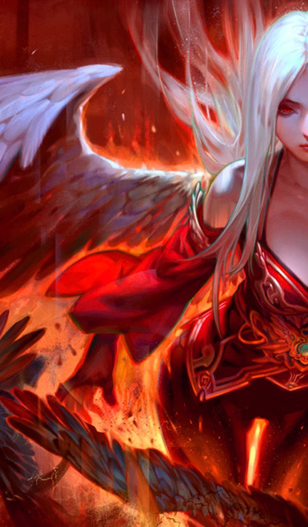 Ангел в красной одежде