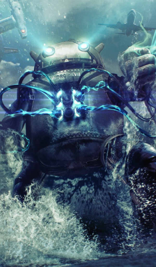 Злобный робот Андроид