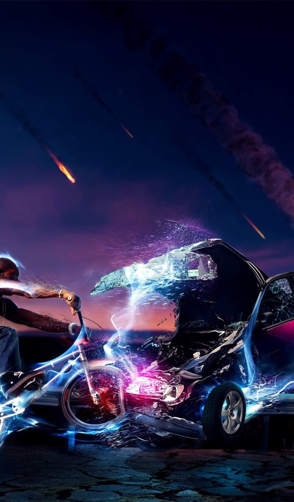 Столкновение во время метеоритного дождя