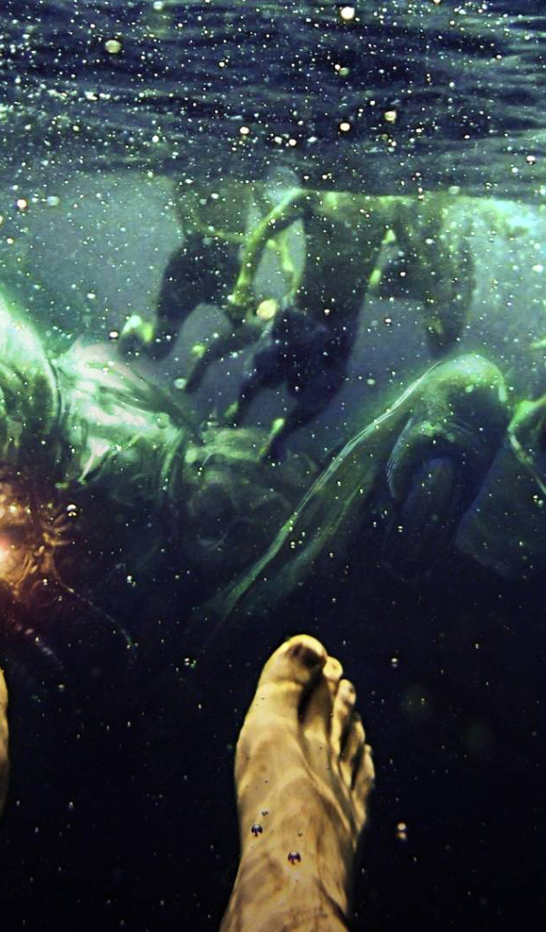 Ктулху нападает на подводного пловца