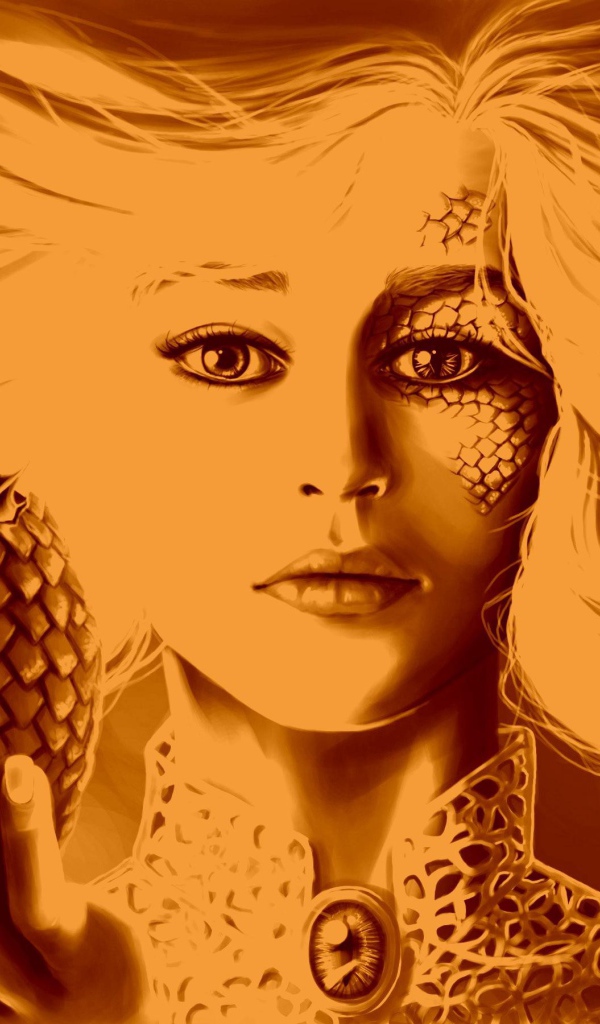 Дейенерис Таргариен с зародышем дракона