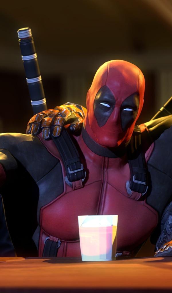 Дэдпул в баре с друзьями