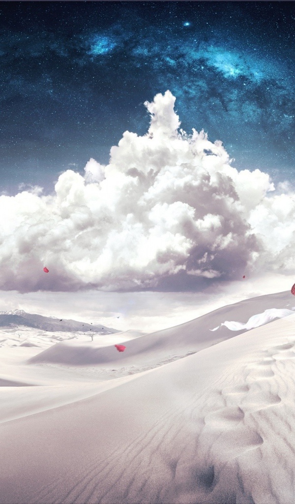 Пустыня на планете под чужими звездами