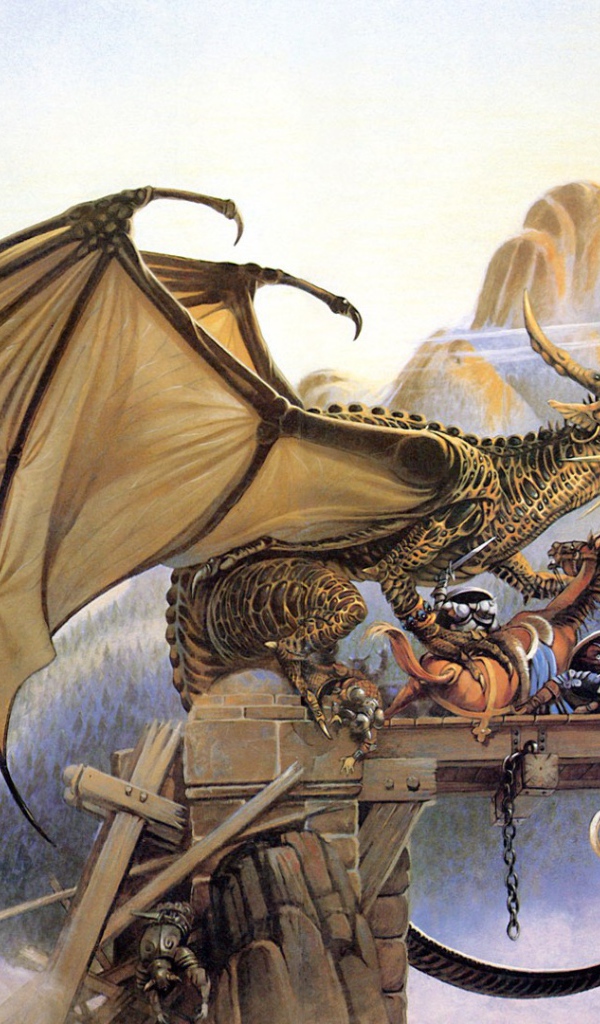 Дракон у ворот крепости