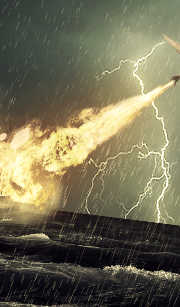 Дракон напал на корабль