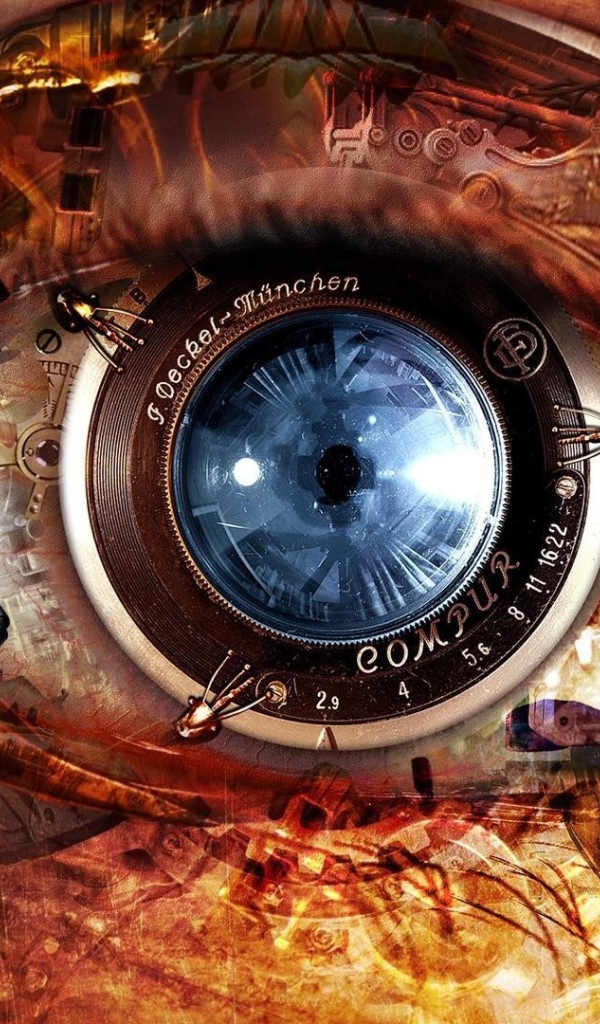 Глаз робота андроида