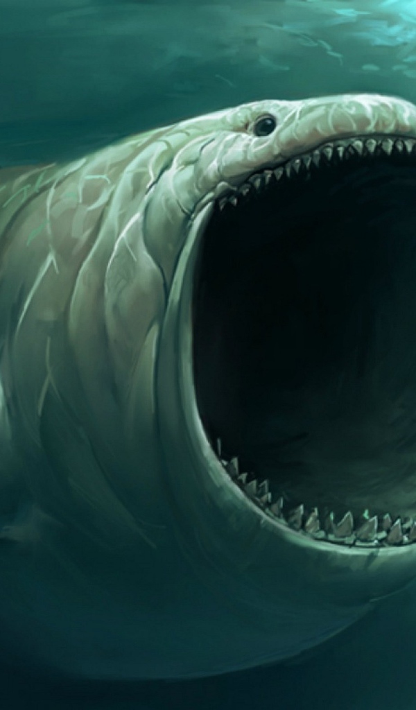 Фантастический подводный монстр