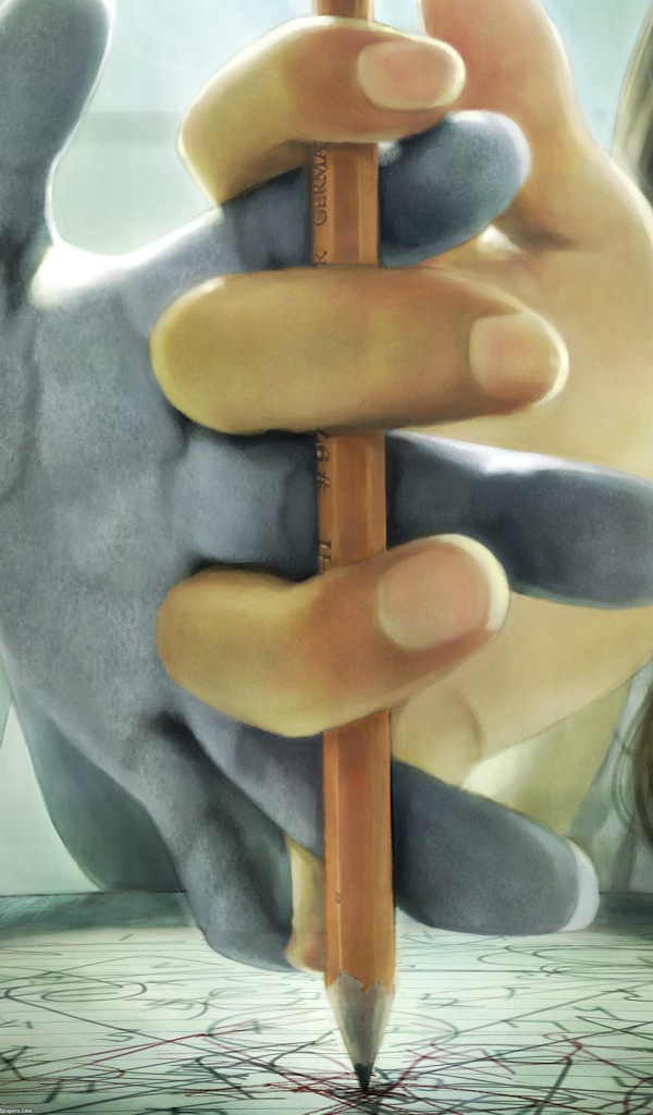 Борьба девушки со своей злой половиной