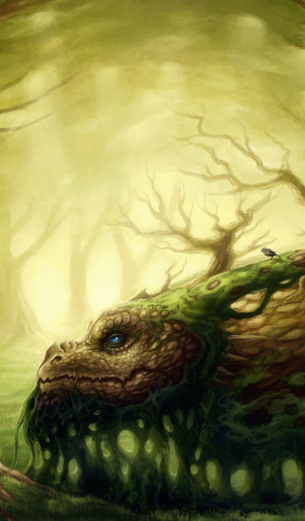 Лесная фея играет на флейте