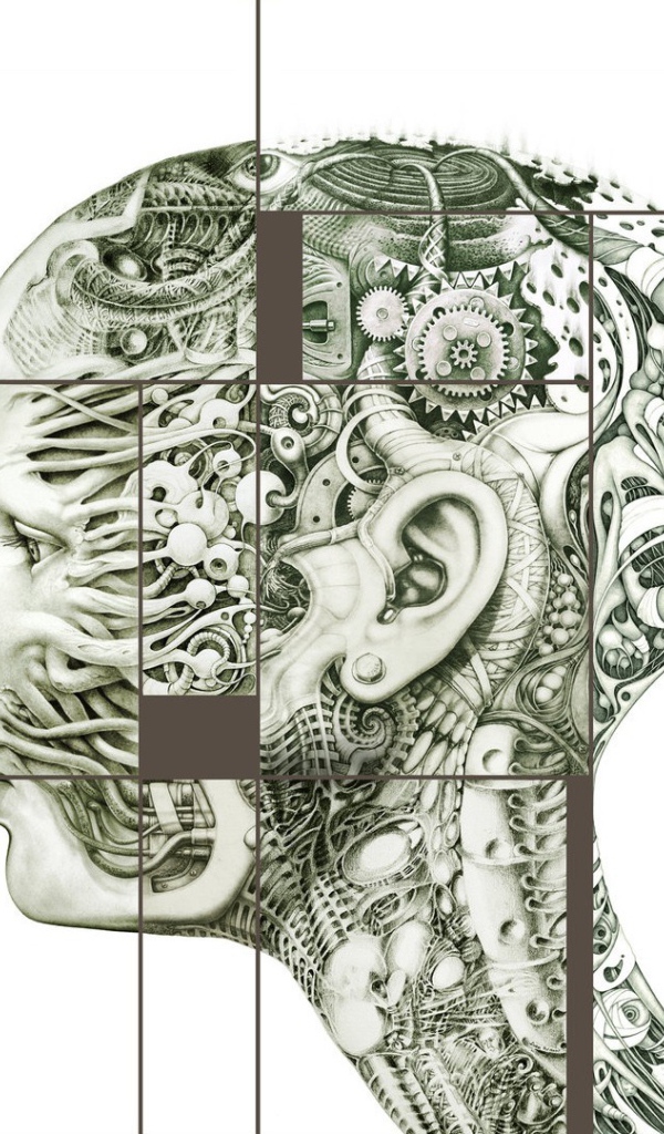 Шестеренки в голове человека