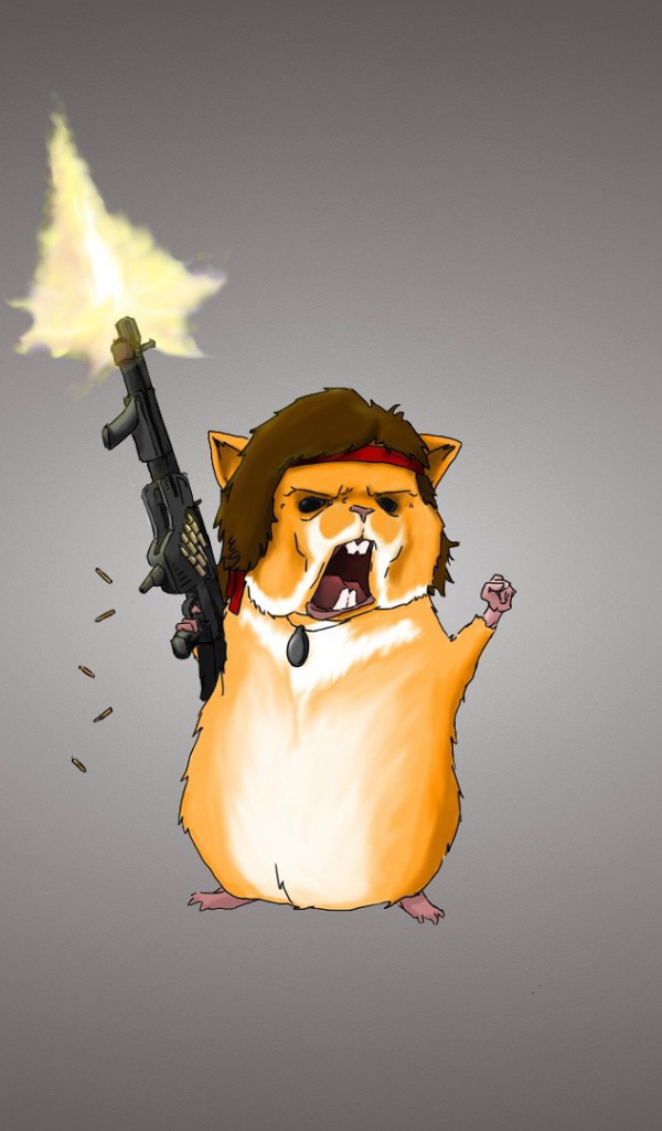 Хомяк с оружием