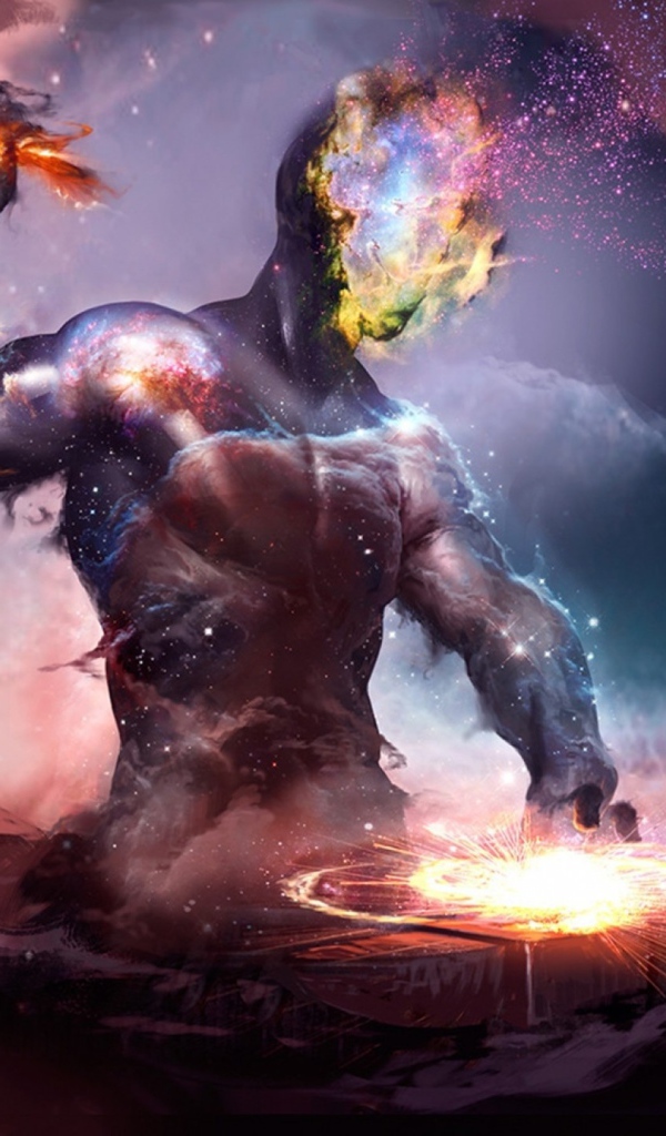 Небесный кузнец в облаках