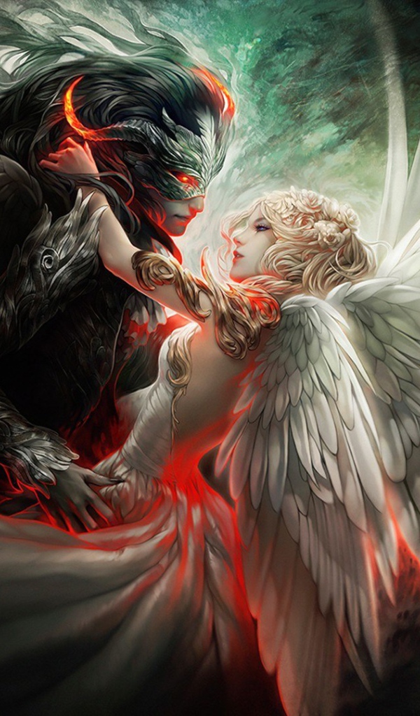 Объятия ангела и демона
