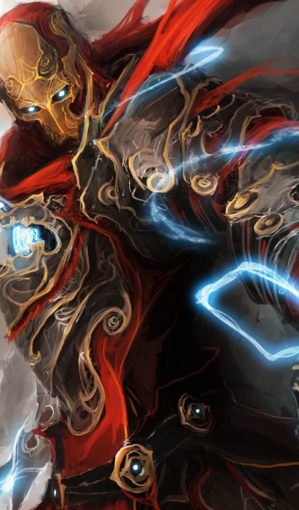 Железный человек в Мстителях,  фэнтези арт