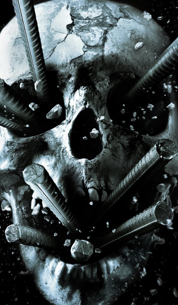 Железные прутья в черепе