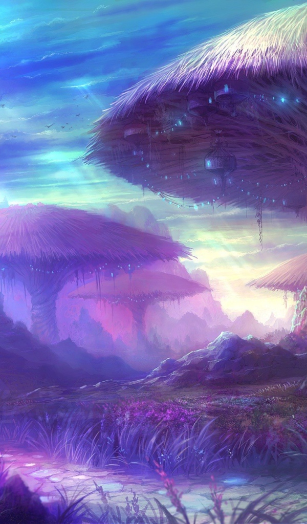 Большие фантастические грибы