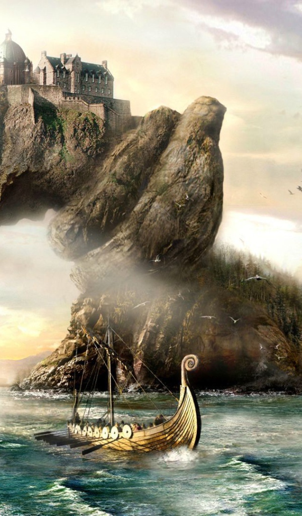 Замок на воротах гавани