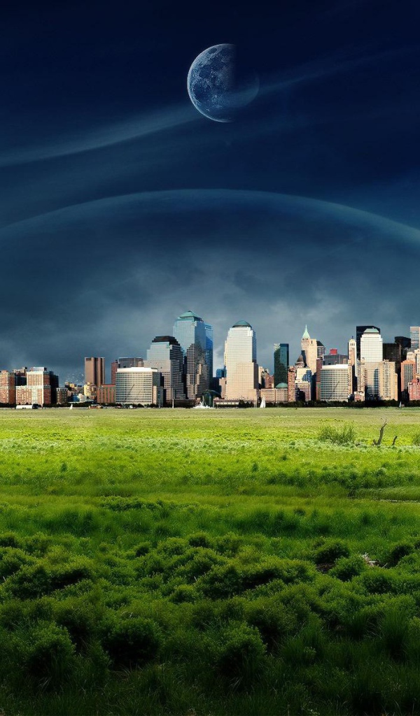 Мегаполис на чужой планете