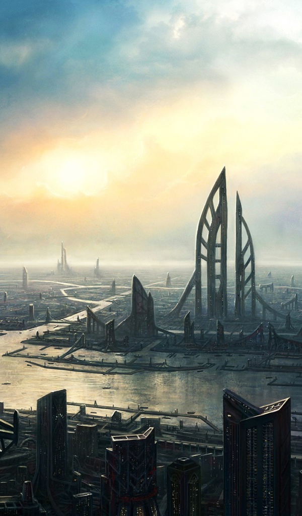 Мегаполис в будущем