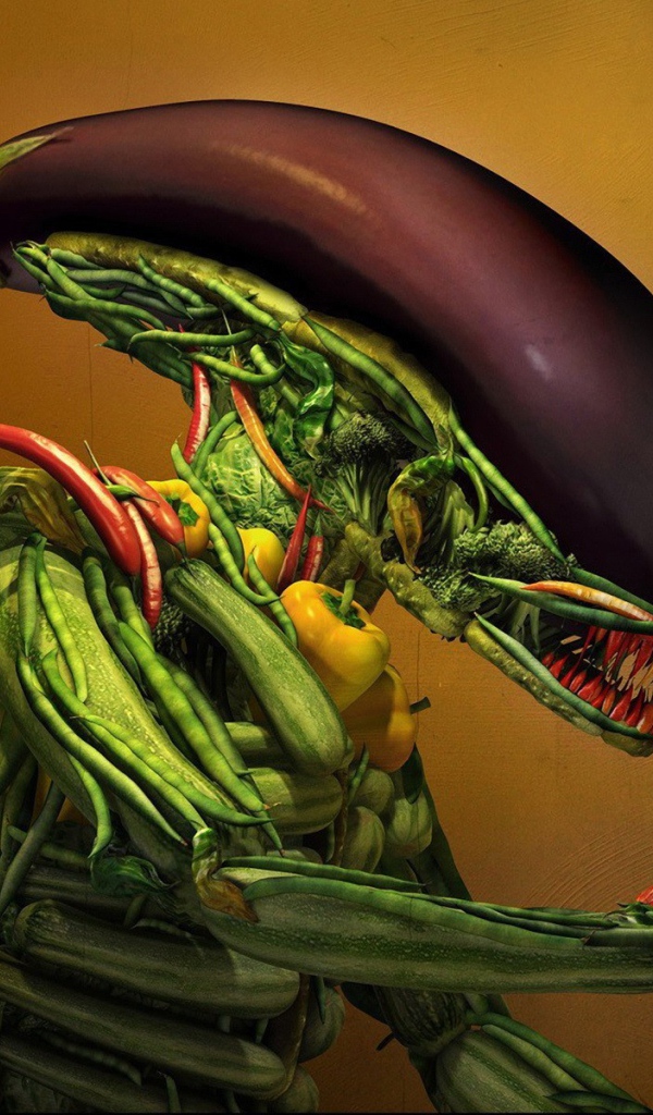 Монстр из овощей