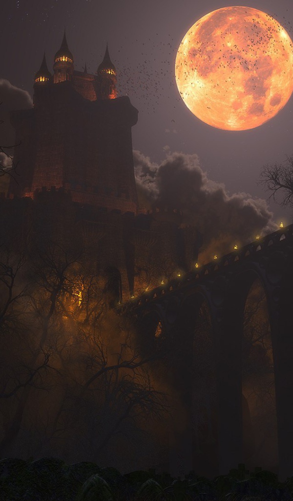 Луна над замком Дракулы