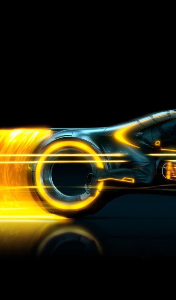 Мотоцикл Трон оранжевый