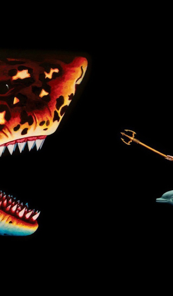 Нептун против акулы