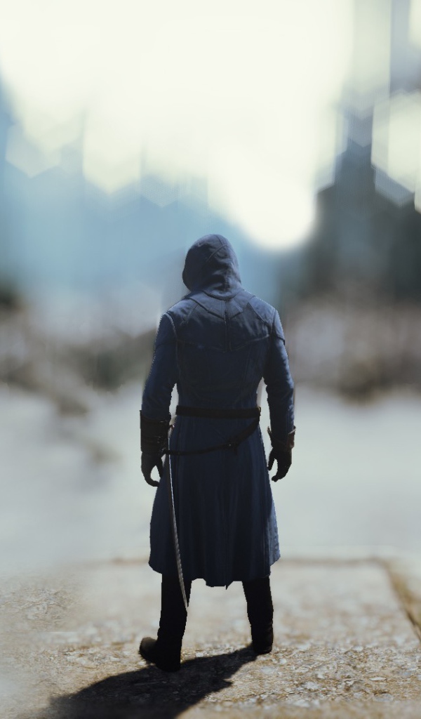 Ниндзя на размытом фоне