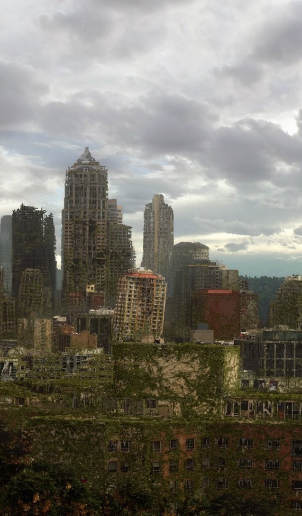 Поросшие зеленью руины Сиэтла