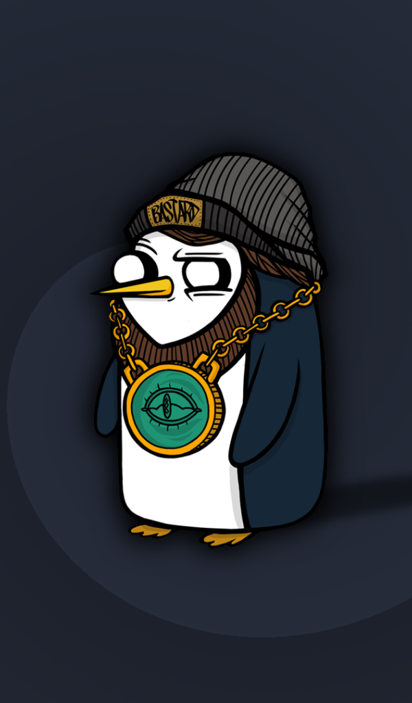 Пингвин в модном наряде