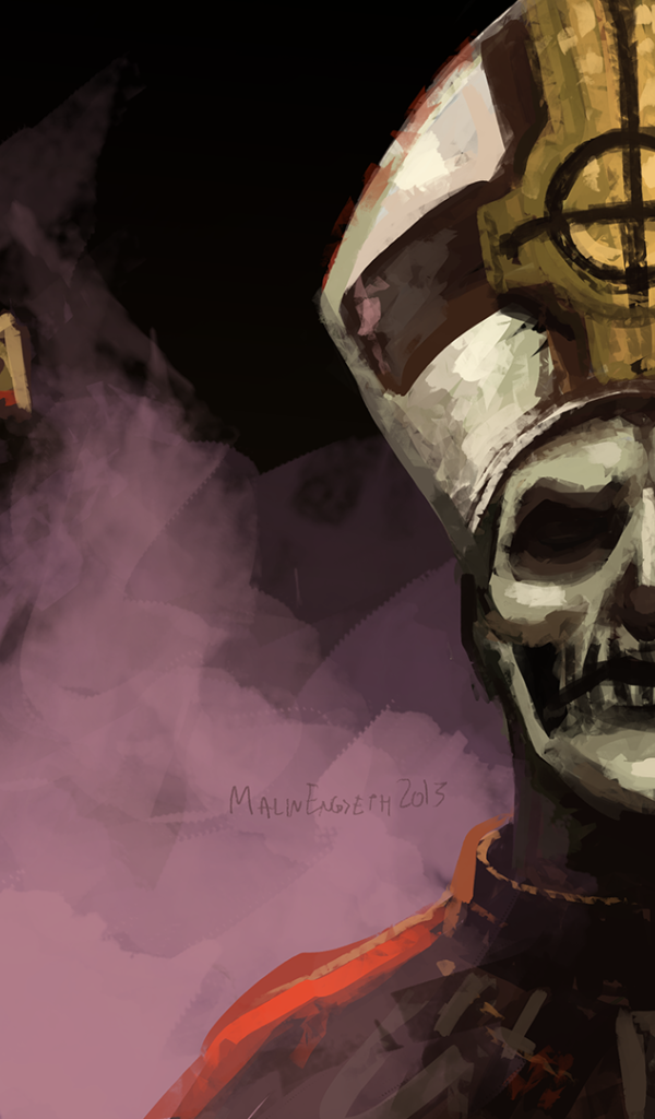 Папа римский скелет