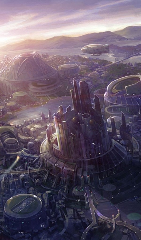 Кольцевой город в будущем