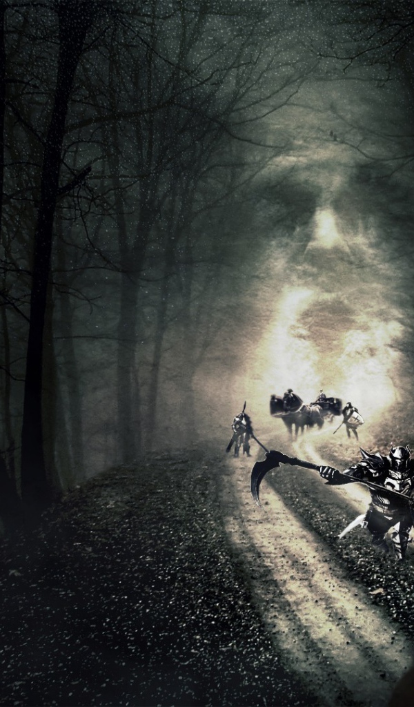 Дорога смерти в темном лесу