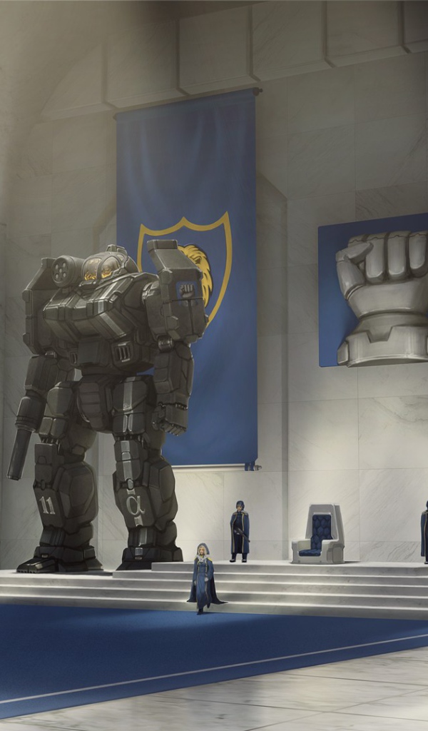 Роботы охраняют трон