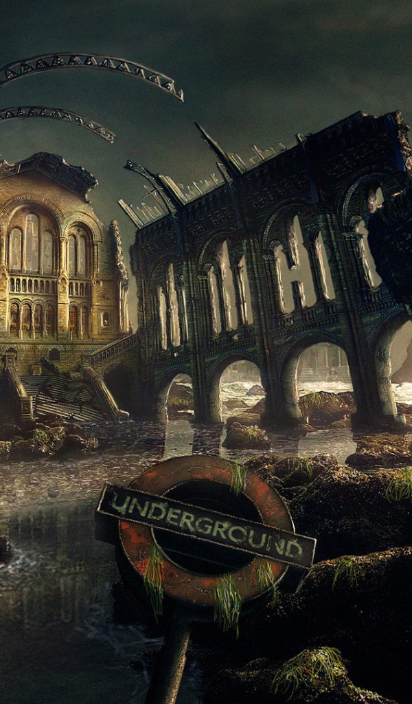 Руины на дне Темзы