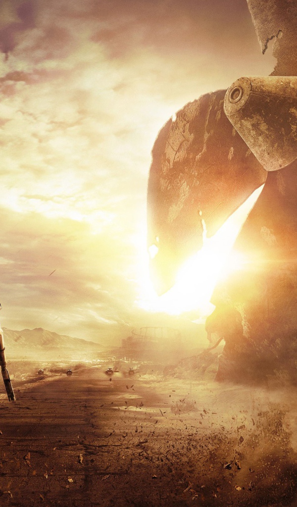 Сталкер на дне высохшего моря