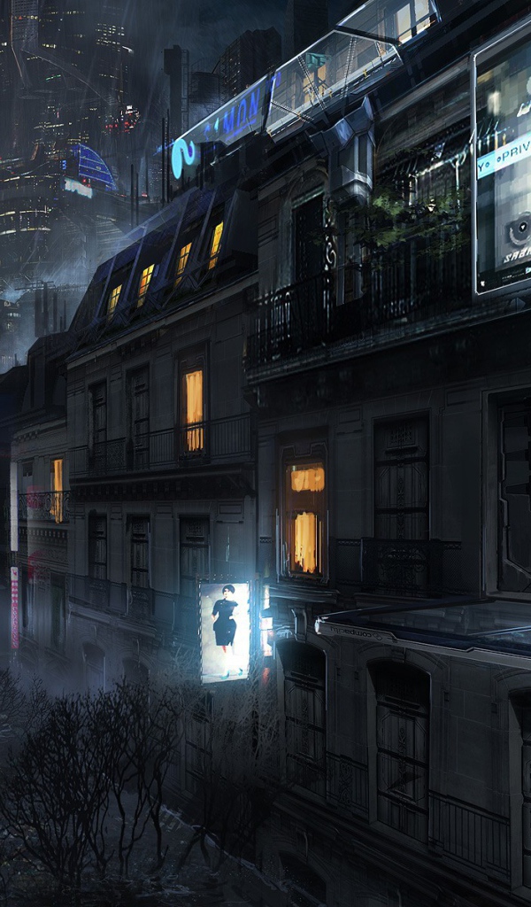 Пригород в мире будущего